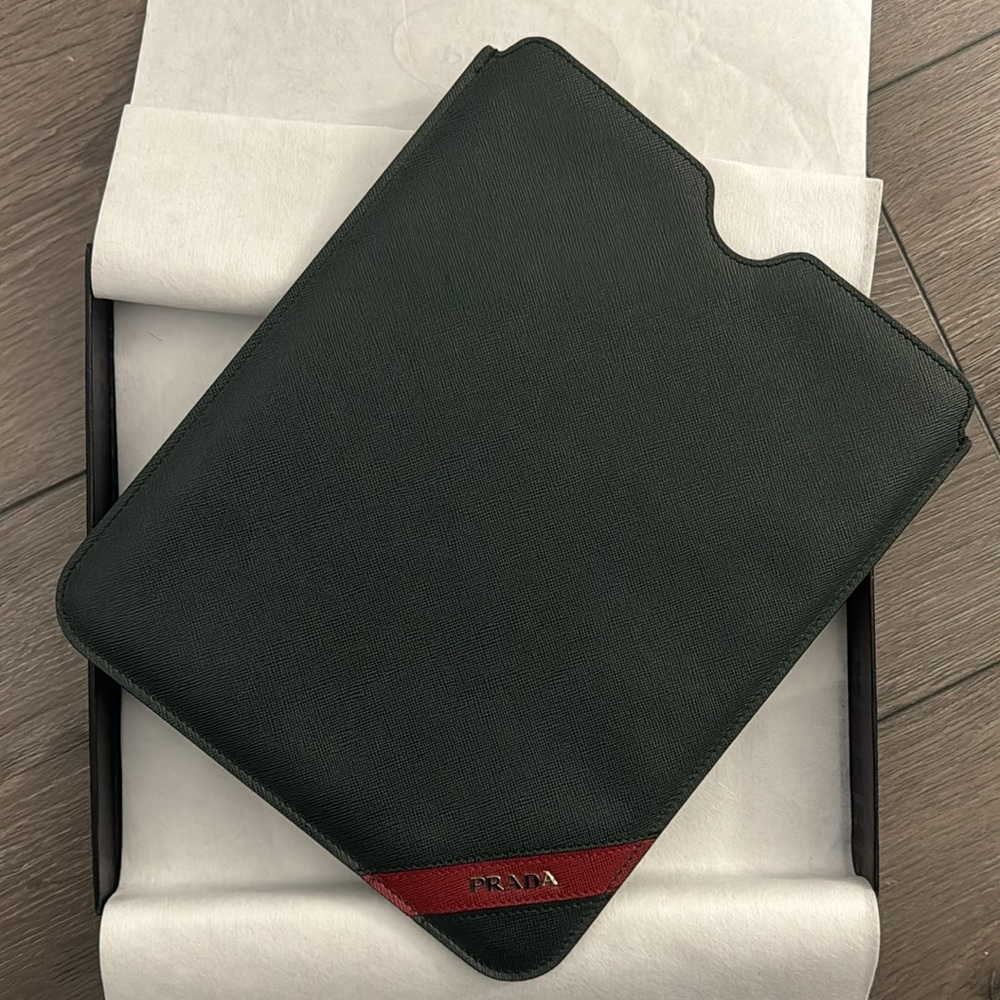 NEW Prada iPad Sleeve Saffiano Leather